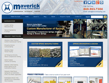 Tablet Screenshot of maverickspring.com